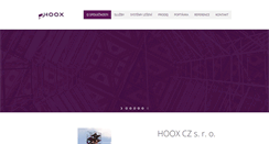 Desktop Screenshot of hoox.cz