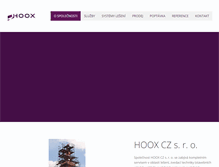 Tablet Screenshot of hoox.cz